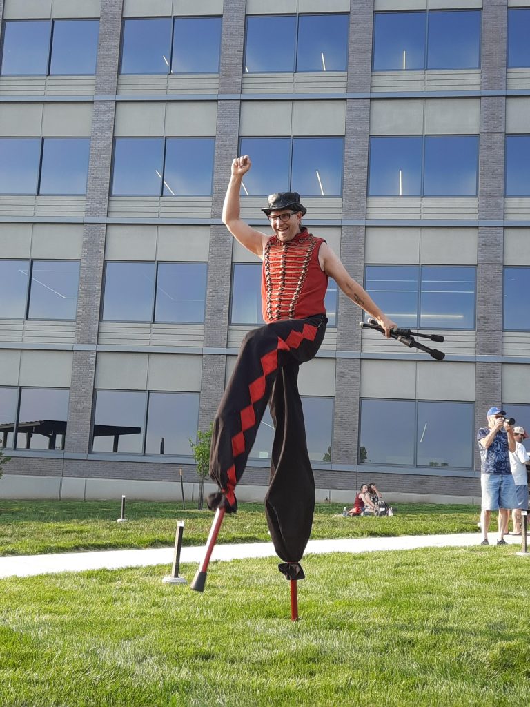Stilt Walking Circus Outfit